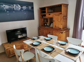 Grand studio 4 à 6 personnes, au pied des pistes